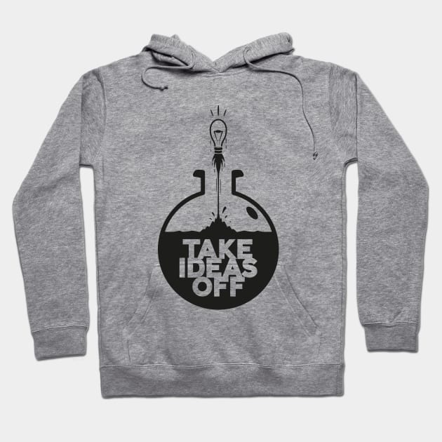 Take Ideas Off Inspirational Quote Cartoon Style Hoodie by udesign